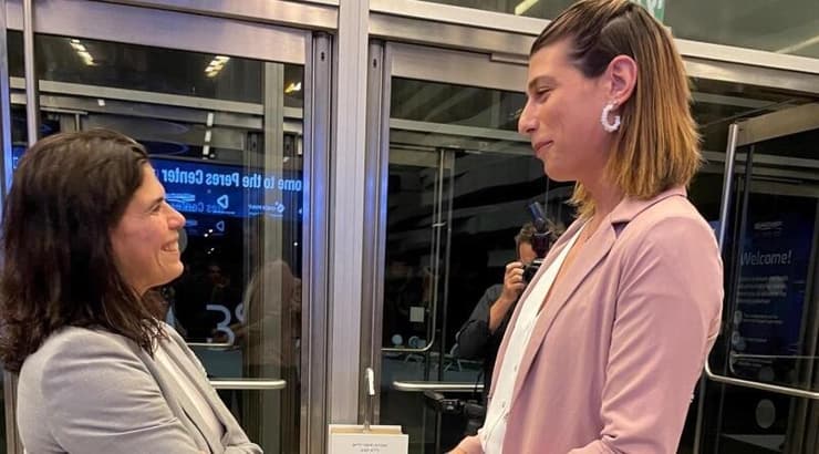 ספיר ברמן ויעל ארד במרכז פרס לשלום ולחדשנות