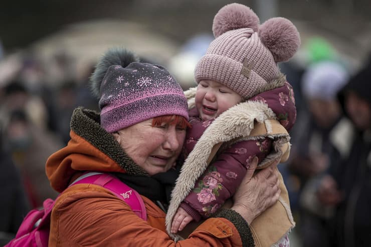 פליטים אוקראינים בגבול פולין