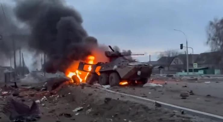 טנקים רוסים הושמדו בברובארי