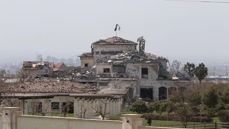 המבנה שהופצץ בארביל, עיראק