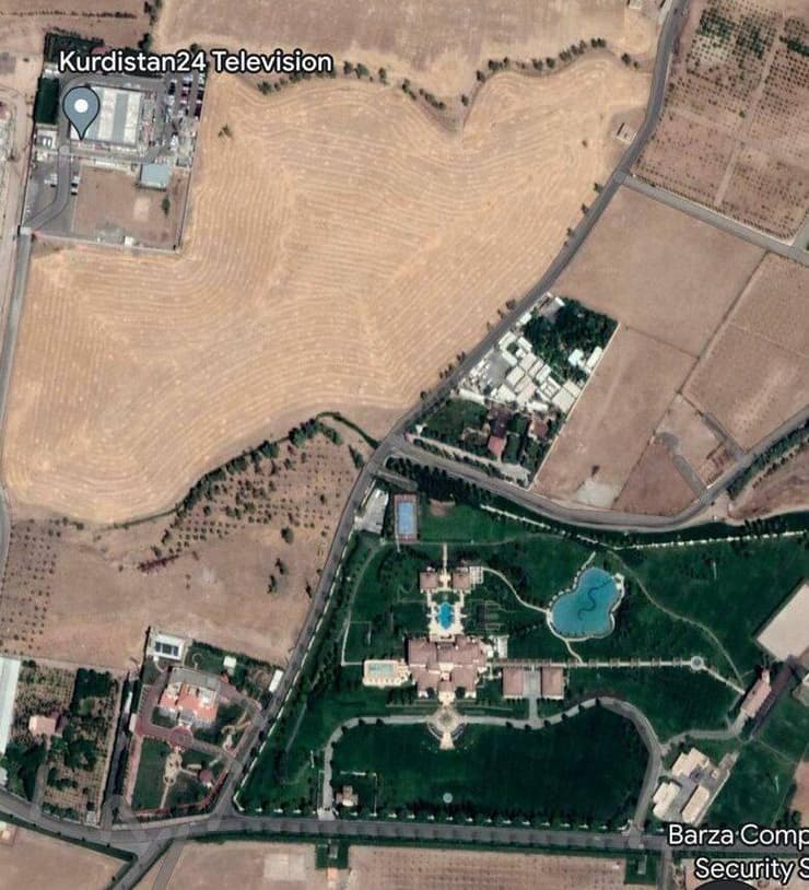 בניין שאיראן תקפה בארביל שבעיראק, שלטענתה הוא שייך למודיעין הישראלי