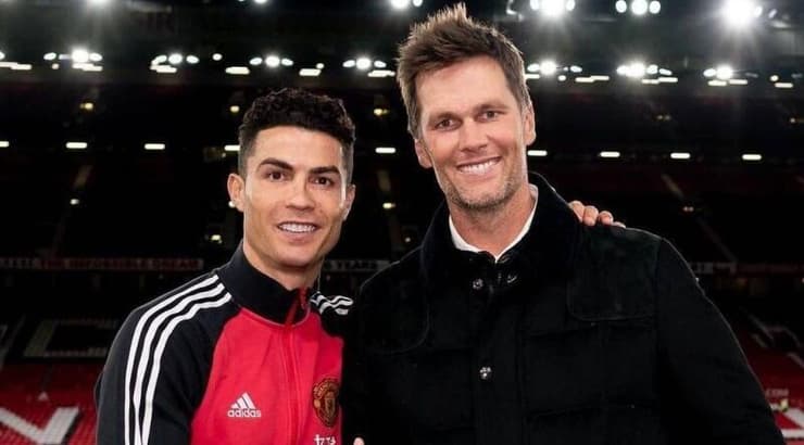 טום בריידי וכריסטיאנו רונאלדו (אינסטגרם) טום בריידי וכריסטיאנו רונאלדו