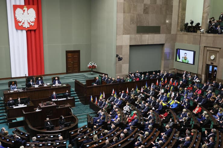 וולודימיר זלנסקי נשיא אוקראינה נאום וידאו