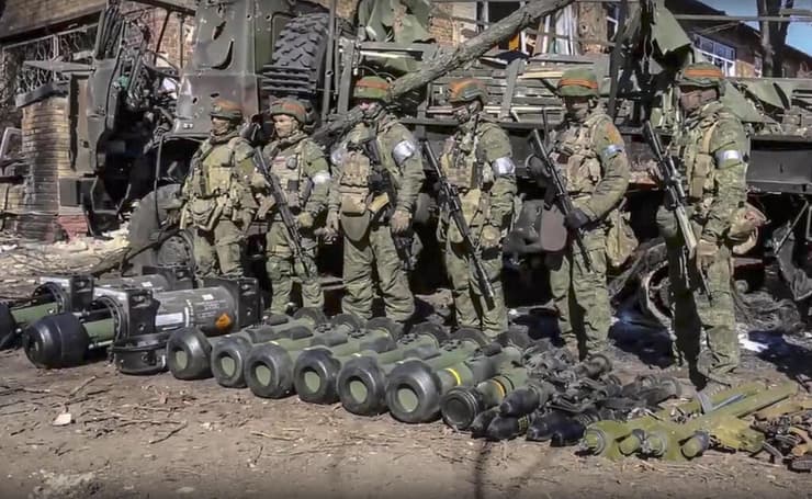 כוחות צבא רוסים באזור דונייצק