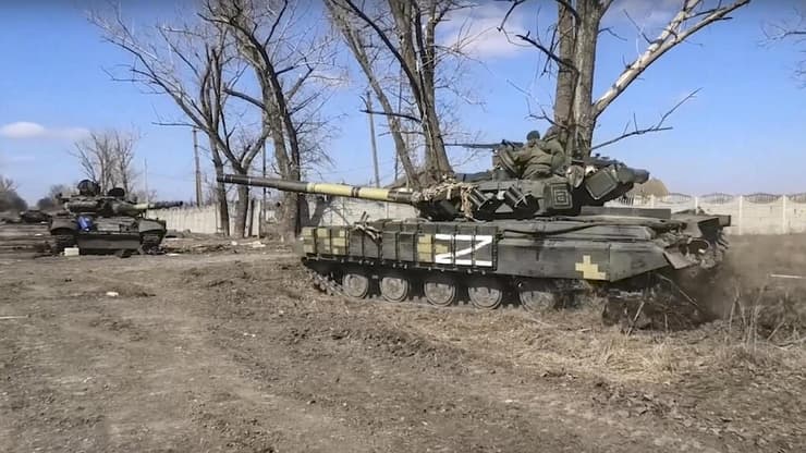 כוחות צבא רוסים באזור דונייצק