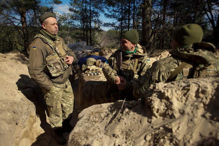 חיילים אוקראינים באזור קייב
