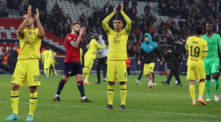 שחקני צ'לסי מרוצים בסיום (רויטרס) שחקני צ'לסי מרוצים בסיום