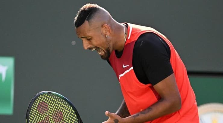 ניק קירגוס מתוסכל (רויטרס) ניק קירגוס מתוסכל