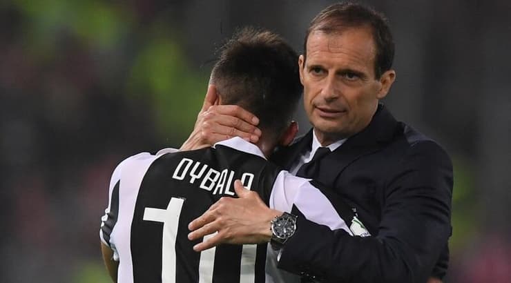 מסימיליאנו אלגרי ופאולו דיבאלה (רויטרס) מסימיליאנו אלגרי ופאולו דיבאלה