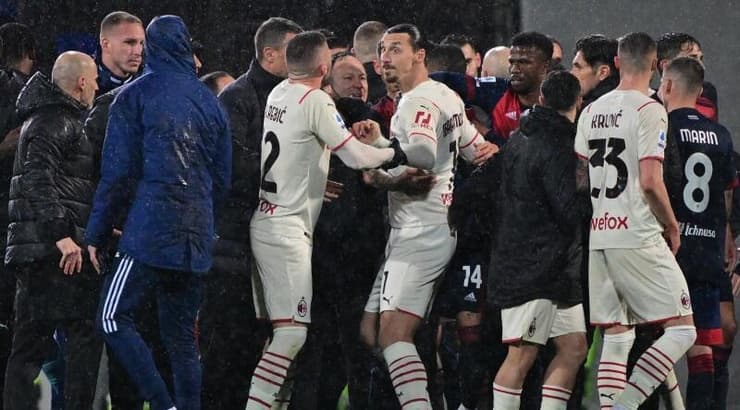 העימות בין מילאן לקליארי לאחר המשחק