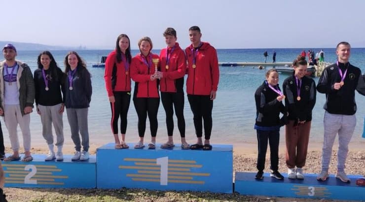 הפודיום (באדיבות איגוד השחייה) הפודיום