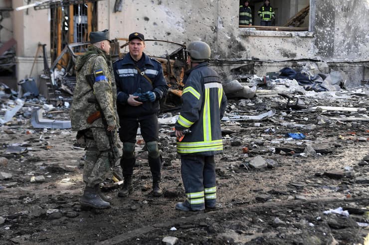 הרס נזק הריסות הפצצות הפגזות פצצה משבר מלחמה רוסיה אוקראינה 
