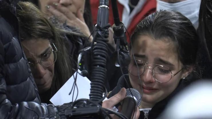 הלוויתה של לורה יצחק שנרצחה בפיגוע בבאר שבע