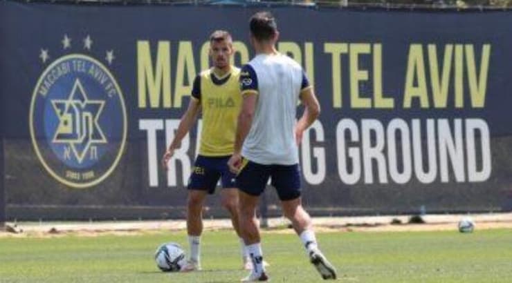 ז'ראלדש באימון הקבוצה ביום שלישי האחרון