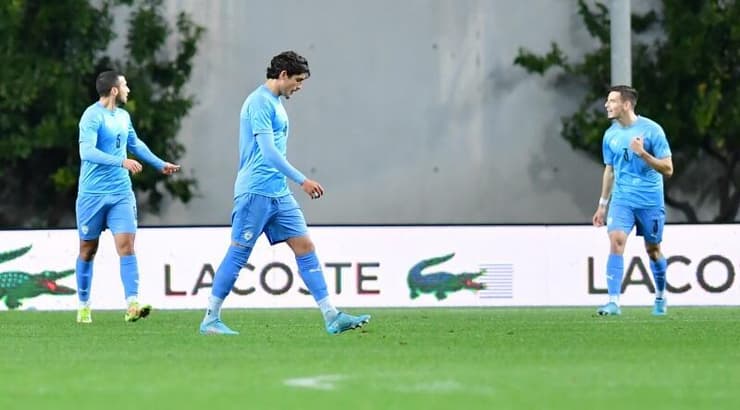 שחקני נבחרת ישראל הצעירה מאוכזבים