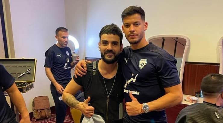 סאן מנחם ושניר אהרון (צילום: באדיבות אור גפן יחסי ציבור) סאן מנחם ושניר אהרון