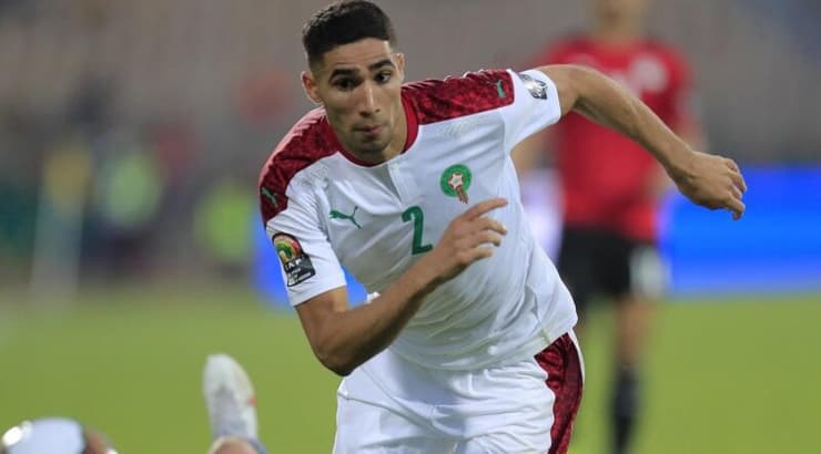 אשרף חכימי במדי נבחרת מרוקו (רויטרס) אשרף חכימי במדי נבחרת מרוקו