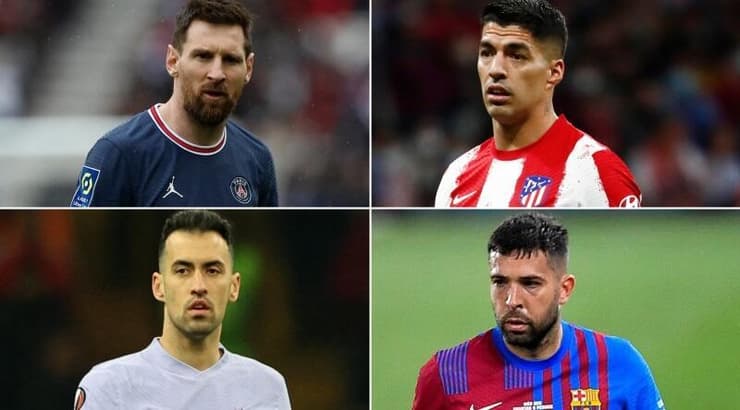 סוארס, מסי, אלבה ובוסקטס (רויטרס) סוארס, מסי, אלבה ובוסקטס