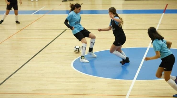 אליפות בתי הספר בכדורגל אולמות (צילום: ארז עוזיר) אליפות בתי הספר בכדורגל אולמות