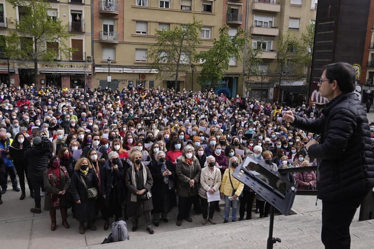 מקהלות מקהלה שרים למען שלום ב אוקראינה ב מדריד ספרד