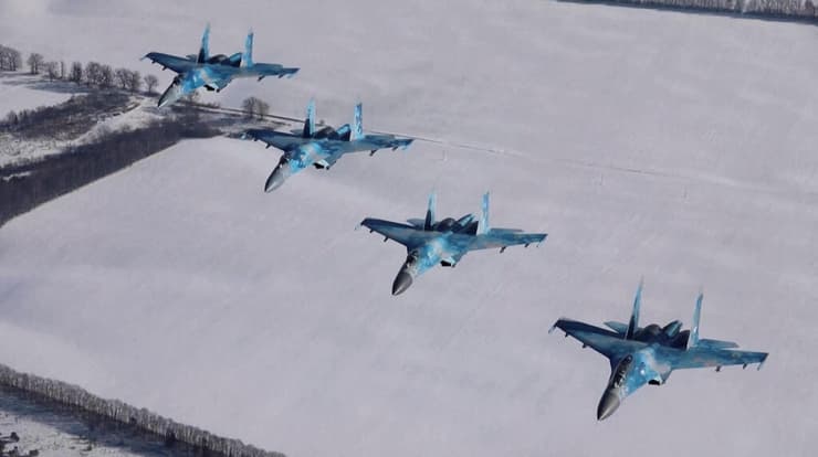 מטוסי קרב אוקראינים בתרגיל