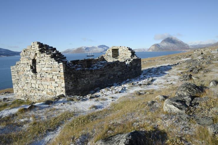 חורבות האזור שהיה מיושב על ידי הנורדים בגרינלנד וננטש