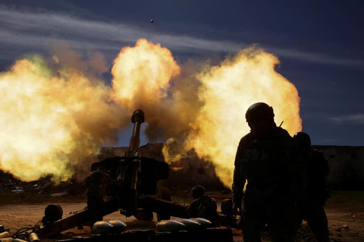 צבא אוקראינה יורב פגזים בזפוריז'יה 