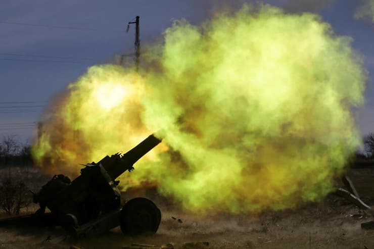 צבא אוקראינה יורב פגזים בזפוריז'יה 