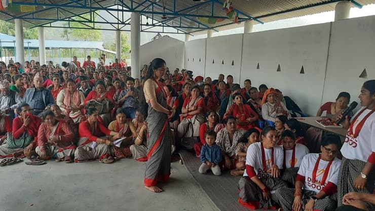 יום מעשים טובים בנפאל: יריד יום המעשים הטובים עם פעילויות שונות כולל סדנה בנושא עבודות