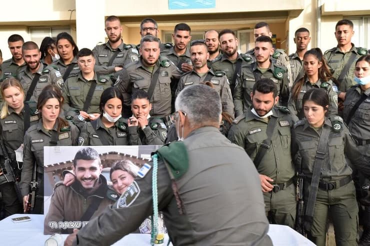 מפקד מג"ב הגיע לדבר עם חיילי הפלוגה של שיראל אבוקרט ז"ל