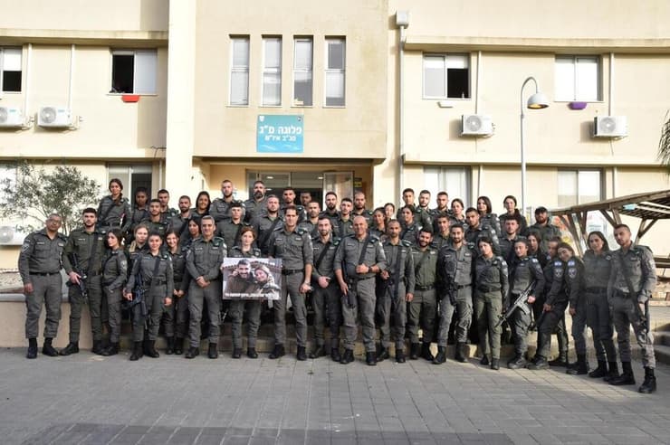 מפקד מג"ב הגיע לדבר עם חיילי הפלוגה של שיראל אבוקרט ז"ל