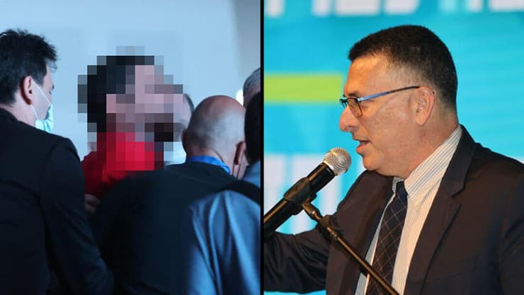 פעיל ליכוד התפרע ופונה בכנס הפעילים של תקווה חדשה