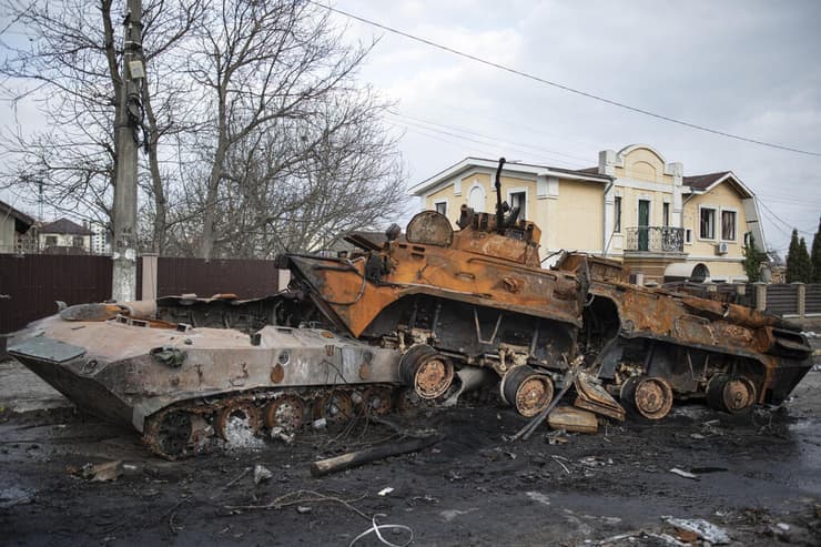 נזקי הלחימה בבוצ'ה אוקראינה