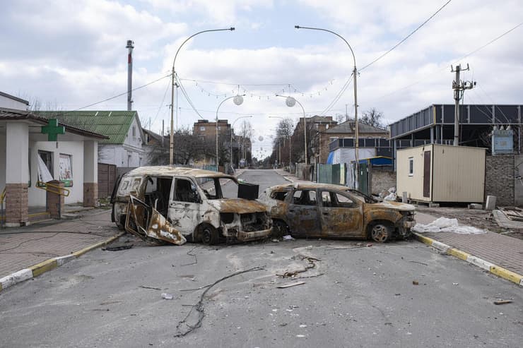 נזקי הלחימה בבוצ'ה אוקראינה