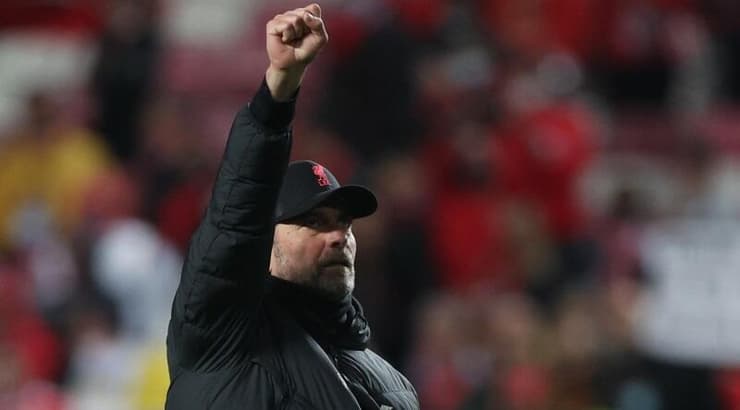 יורגן קלופ חוגג בסיום (רויטרס) יורגן קלופ חוגג בסיום