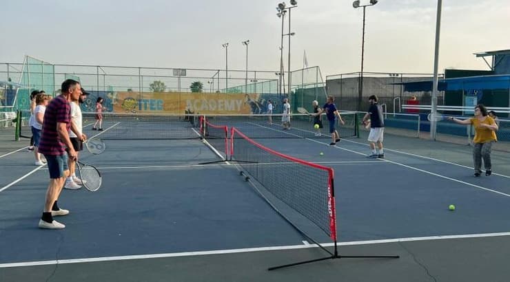 הפליטים מאוקראינה באירוע הטניס