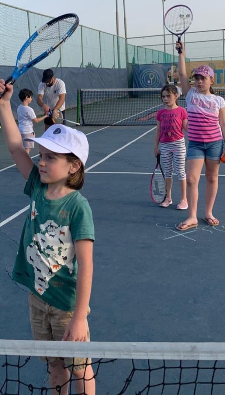 הפליטים מאוקראינה באירוע הטניס