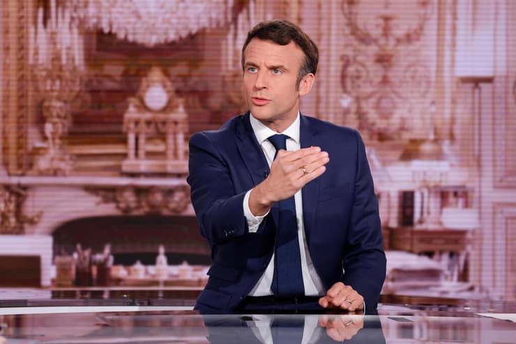 עמנואל מקרון בחירות צרפת ריאיון טלוויזיה 4 ב אפריל