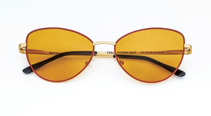 צ'פטר משקפי הייפרלייט צבע אדום דגם ird070.  מחיר: 1,755 שקל