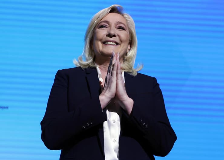 בחירות צרפת מרין לה פן אחרי מדגמים סיבוב ראשון