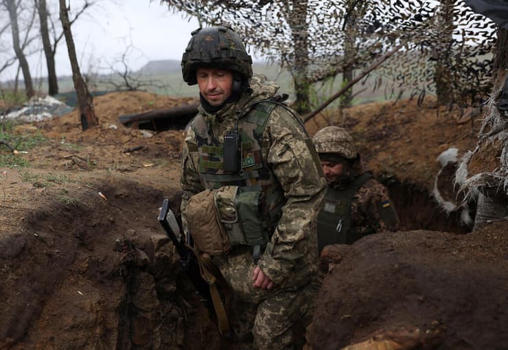 חיילים אוקראינים במחוז דונייצק
