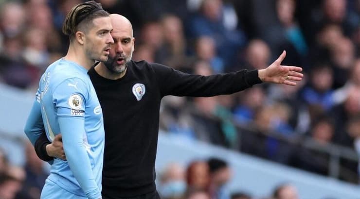 פפ גווארדיולה וג'ק גריליש (רויטרס) פפ גווארדיולה וג'ק גריליש