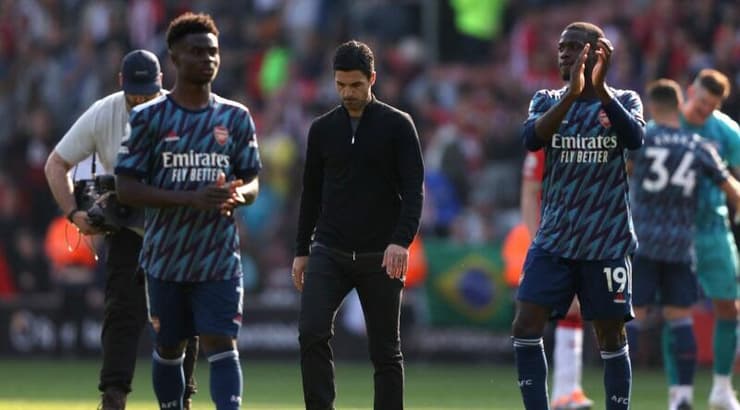 שחקני ארסנל מאוכזבים (רויטרס) שחקני ארסנל מאוכזבים