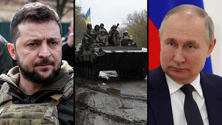 זלנסקי, פוטין והכוחות האוקראיניים במזרח המדינה. "נגן על עצמנו, ויהי מה"  