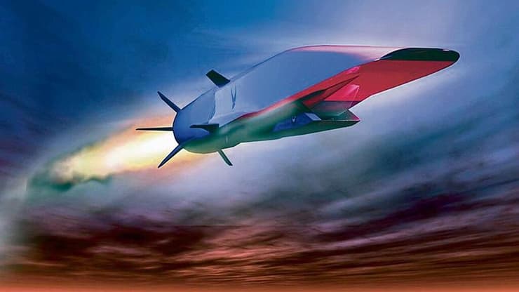 הדמיה של ה־X-51, הטיל ההיפרסוני האמריקאי שבוטל