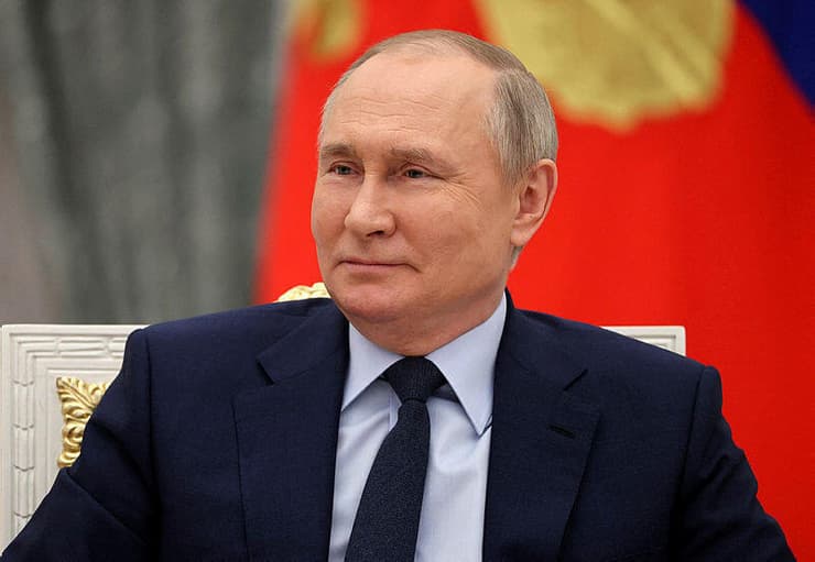 נשיא רוסיה ולדימיר פוטין ב קרמלין