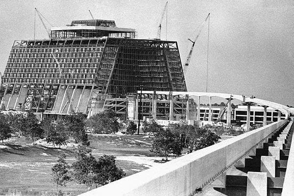 ארה"ב פלורידה בונים מלון ב דיסני וורלד דיסניוורלד אורלנדו 1971