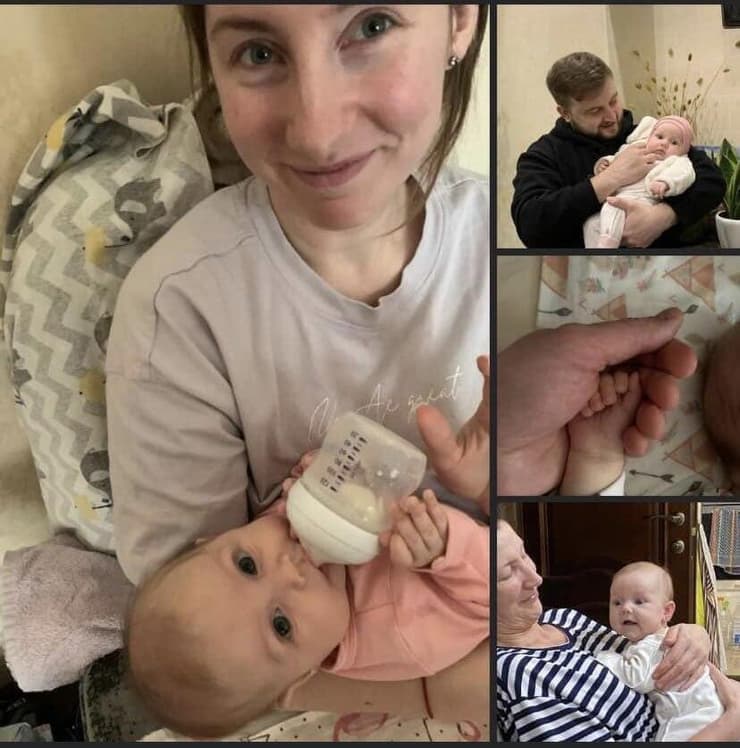 התינוקת קירה הולדן ואמה ורוניקה נהרגו ממתקפת טילים על אודסה אוקראינה