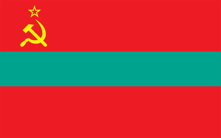 דגל טרנסניסטריה חבל ארץ בדלני ב מולדובה