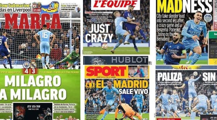 כותרות העיתונים באירופה